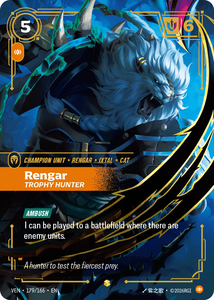 Rengar, Trophy Hunter